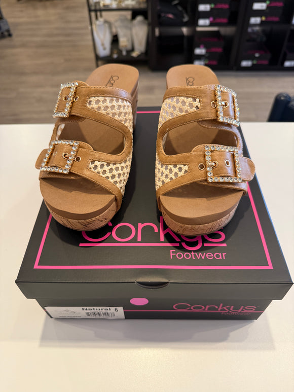 Corky’s Main Squeeze Wedge- Natural