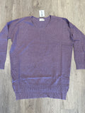 Heather Purple Dreamers Sweater