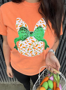 Big Bow Sequin Bunny T-Shirt
