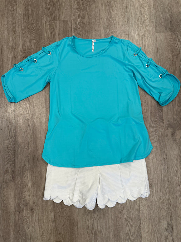 Lulu-B Open Shoulder Blouse
