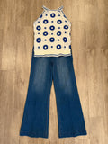 BROOKE HUGGING PALAZZO MARINE JEANS