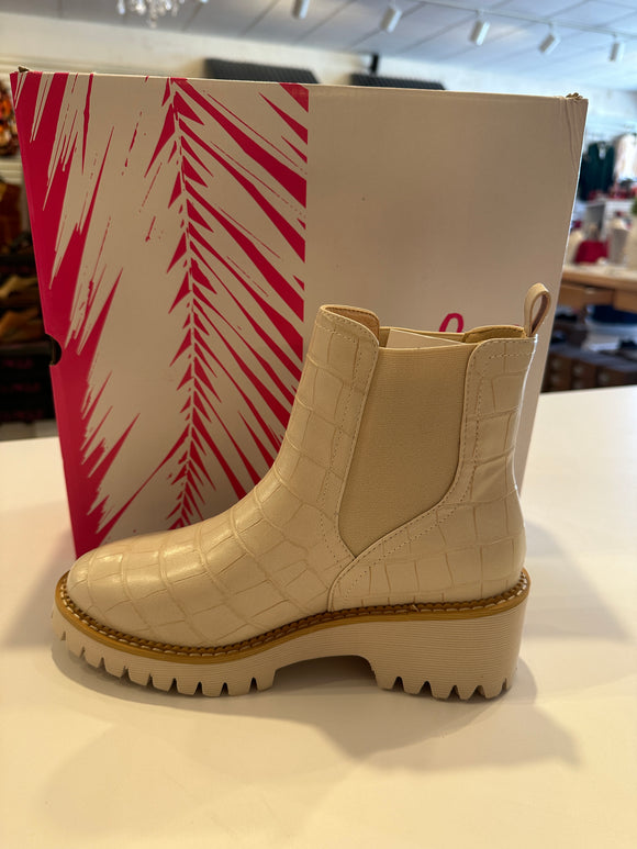 Corky’s Whatever Ivory Croco Boots