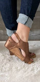 Corky’s Carley Wedges- Antique Bronze