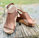 Corky’s Carley Wedges- Antique Bronze