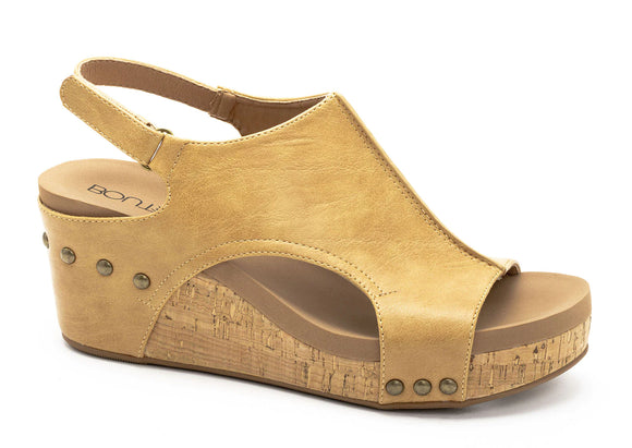 Corky’s Carley Wedges- Caramel Smooth