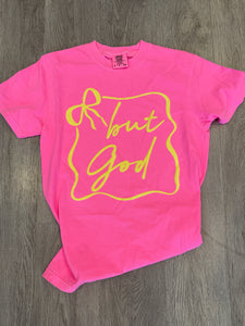 But God Neon Puff T-Shirt