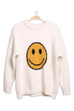 Cream Happy Face Luxury Soft Sweater