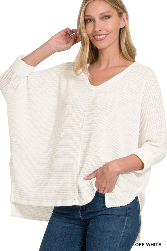 Off White Jacquard Sweater