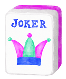 Mahj Party Pair Reversible Garden Stake