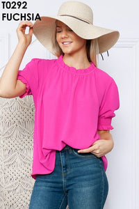 FUCHSIA SOLID TOP