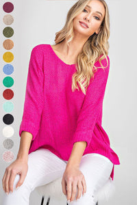 Pink Knit Sweater