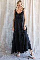 Black Elastic Strap Maxi