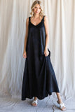 Black Elastic Strap Maxi