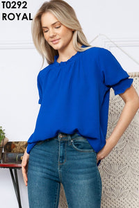 ROYAL BLUE SOLID TOP