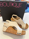 Corky’s Cream Carley Sandals