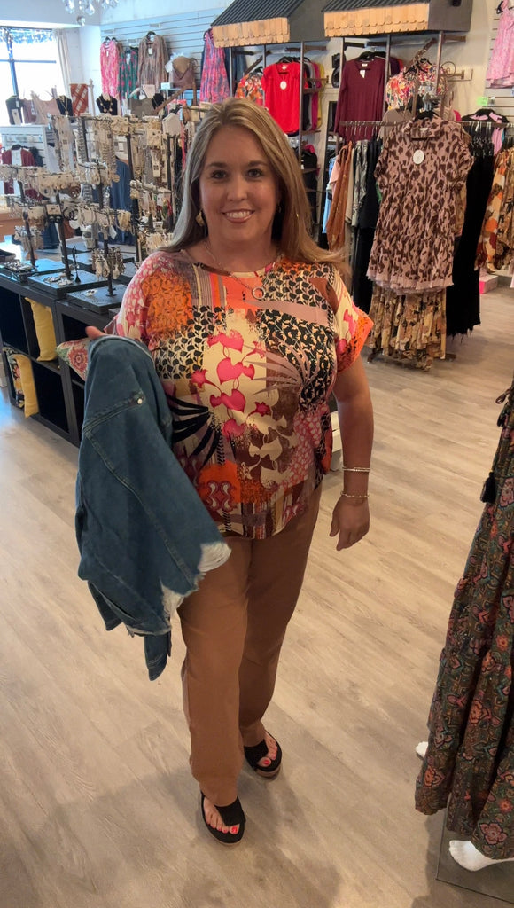 Multi Chestnut Top