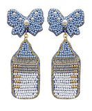 Baby Bottle Bead Earrings