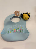 Silicone Bib/Tattle Set