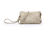 Monogrammable 3 Compartment Crossbody/Wristlet