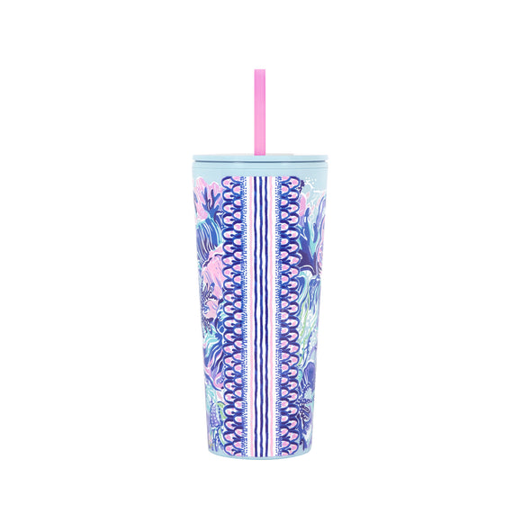 Tumbler with Straw, Shade Seekers