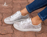 Down Time Silver Metallic Sneakers