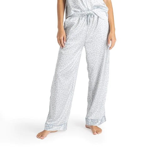 Hello Mello Satin Top-Grey