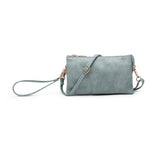Monogrammable 3 Compartment Crossbody/Wristlet