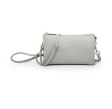 Monogrammable 3 Compartment Crossbody/Wristlet