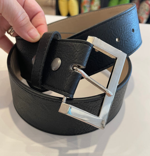 Black Leather Belt