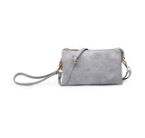 Monogrammable 3 Compartment Crossbody/Wristlet