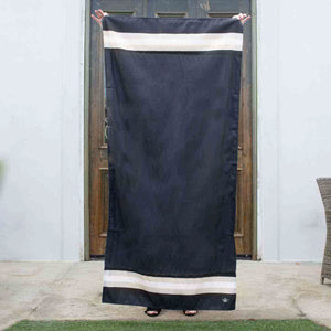 Curacao Beach Towel in Black