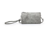 Monogrammable 3 Compartment Crossbody/Wristlet