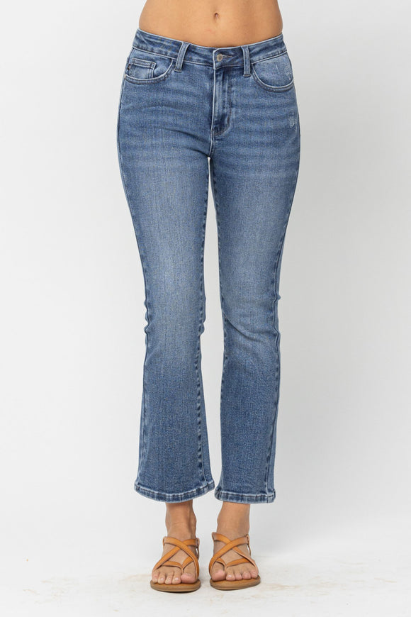 MID-RISE DEMI CROP BOOTCUT