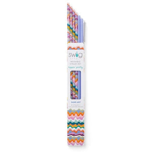 Sand Art Swig Reusable Straw Set