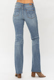MIDRISE RAW HEM BOOTCUT
