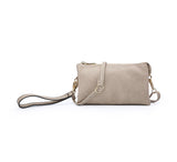 Monogrammable 3 Compartment Crossbody/Wristlet
