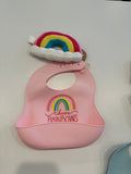 Silicone Bib/Tattle Set