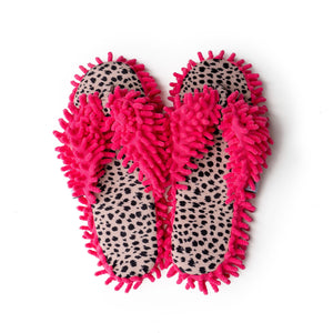 Aunt Deloris House Slippers-Pink