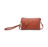 Monogrammable 3 Compartment Crossbody/Wristlet