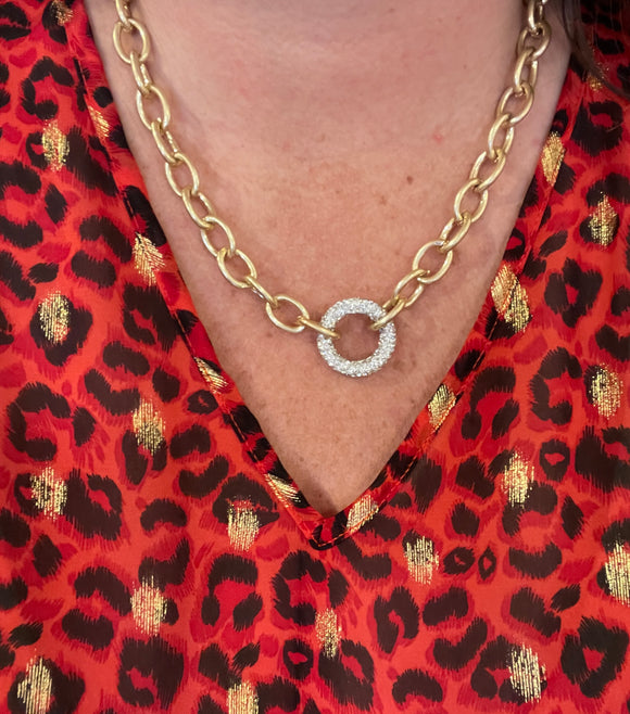 Circle Pendant Necklace