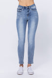 HI-RISE LIGHT BLEACH WASH RELAXED FIT